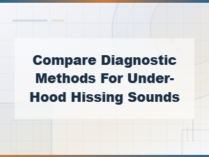 Comparing Diagnostic Techniques for Under-Hood Hissing Sounds