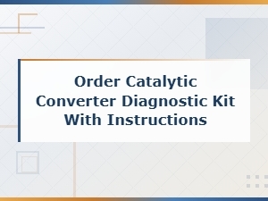 Order Catalytic Converter Diagnostic Kit with Sound Diagnosis Instructions